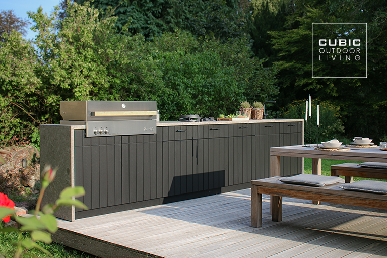 OutdoorkitchenCubicwithFlammkraftGrill